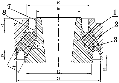 The method of adjusting the stiffness by changing the structural size of the pivoting arm joints and the pivoting arm joints