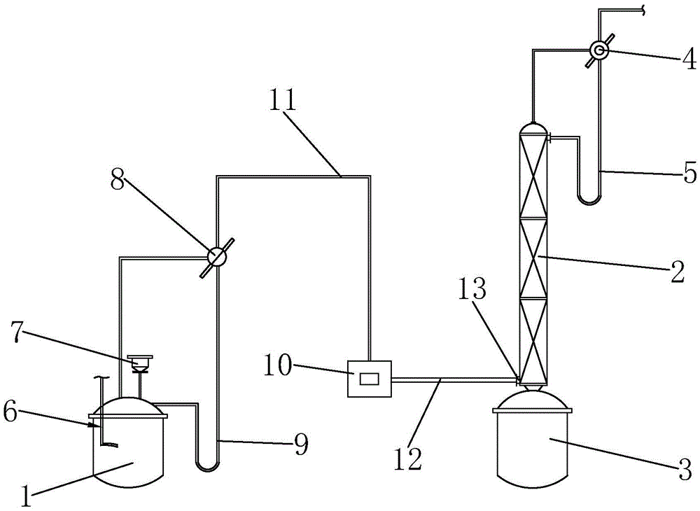 Absorption and utilization method of polymethyl triethoxy silane reaction exhaust