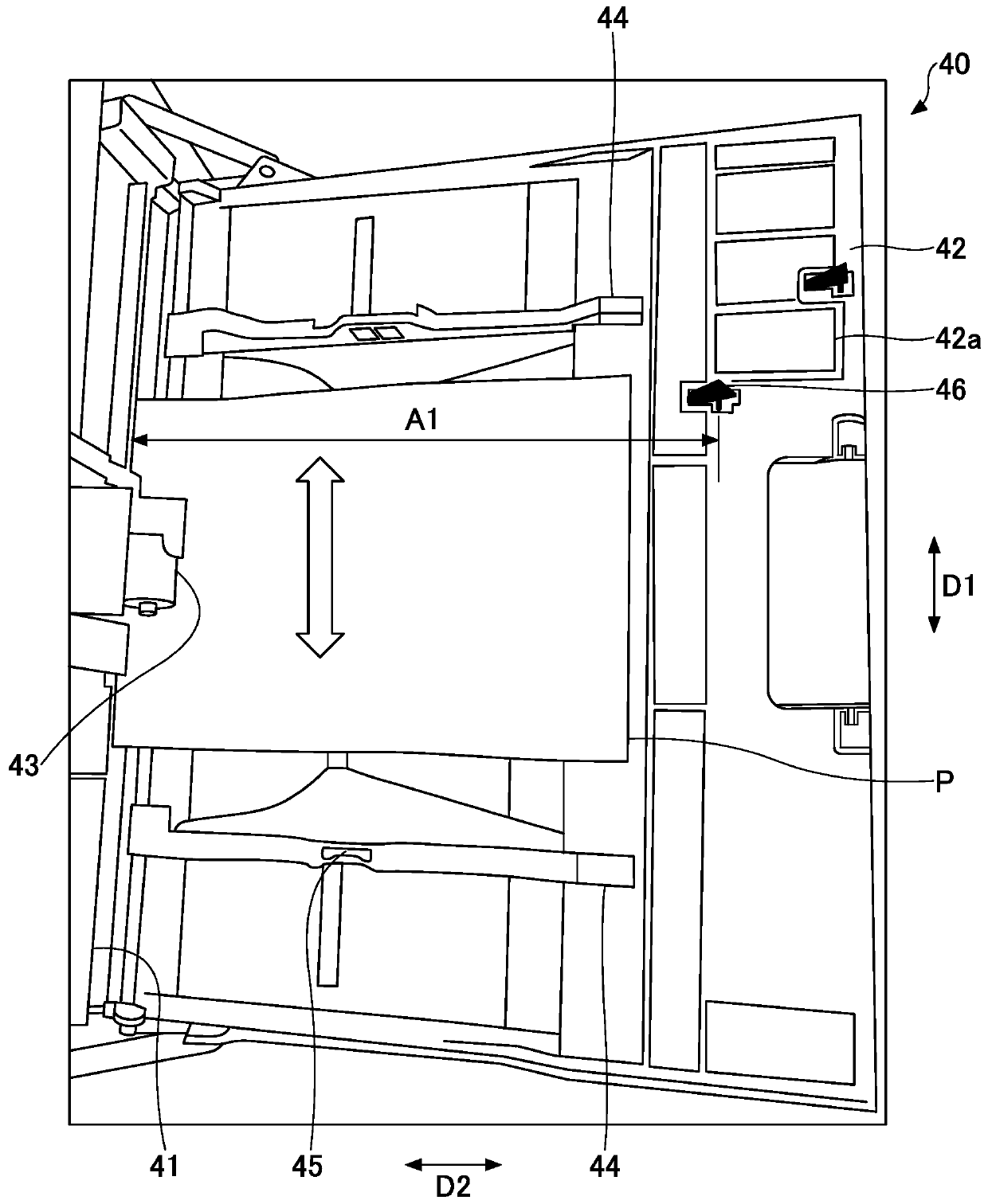 Recording medium feed apparatus, recording medium and computer device