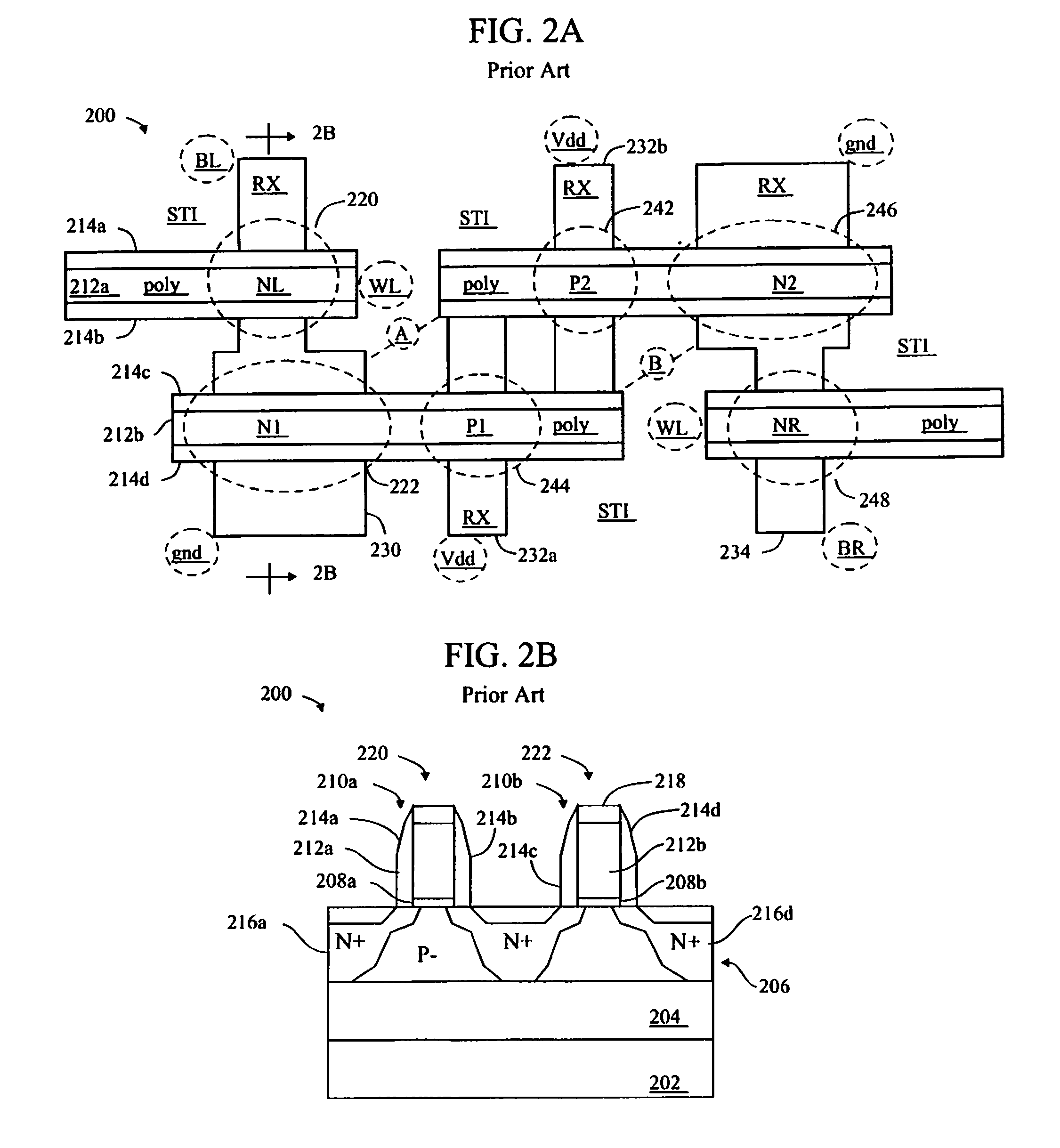 Body contacts for fet in soi SRAM array