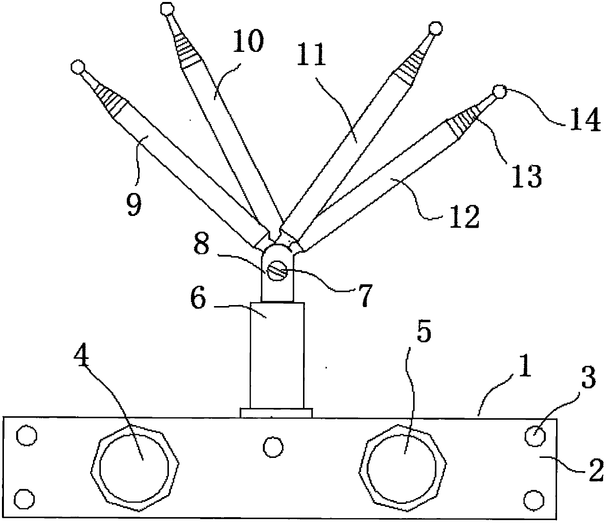 Antenna receiving device