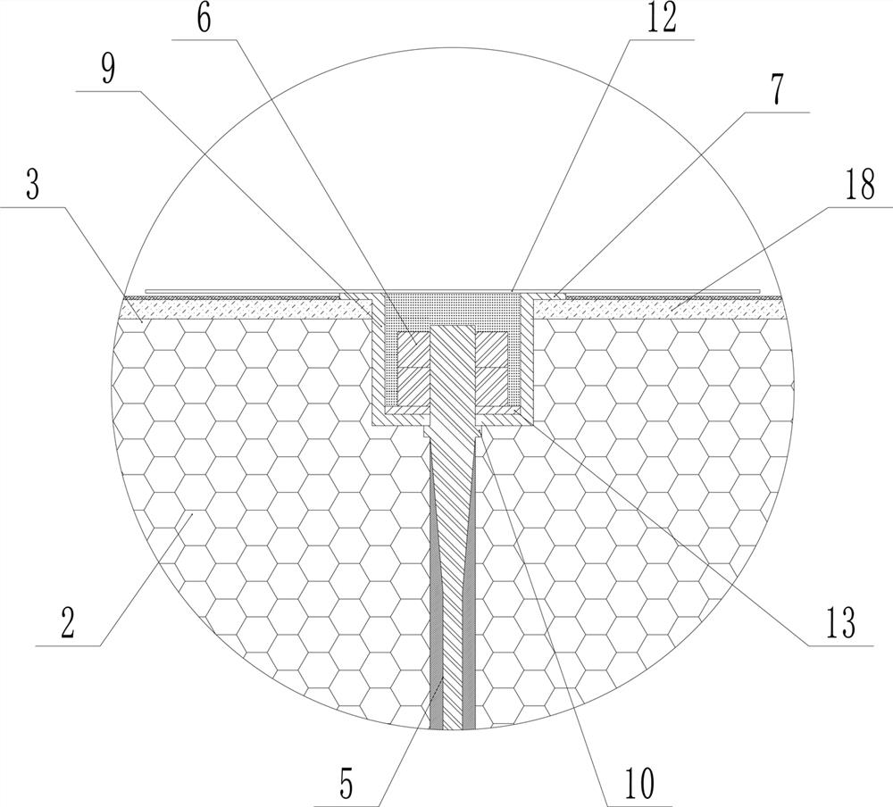 Gridding cloth external thermal insulation fixing system