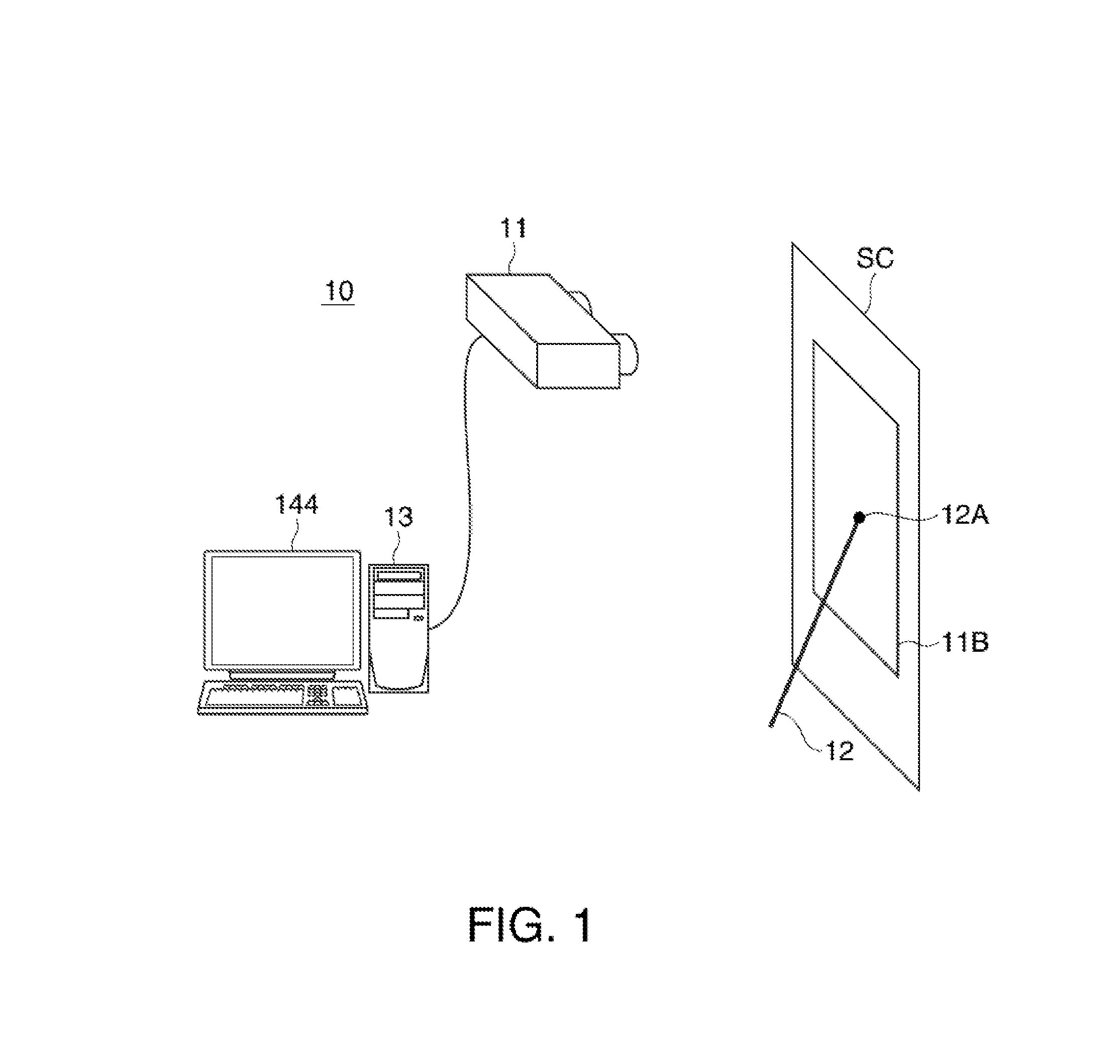 Display device, projector, and display method