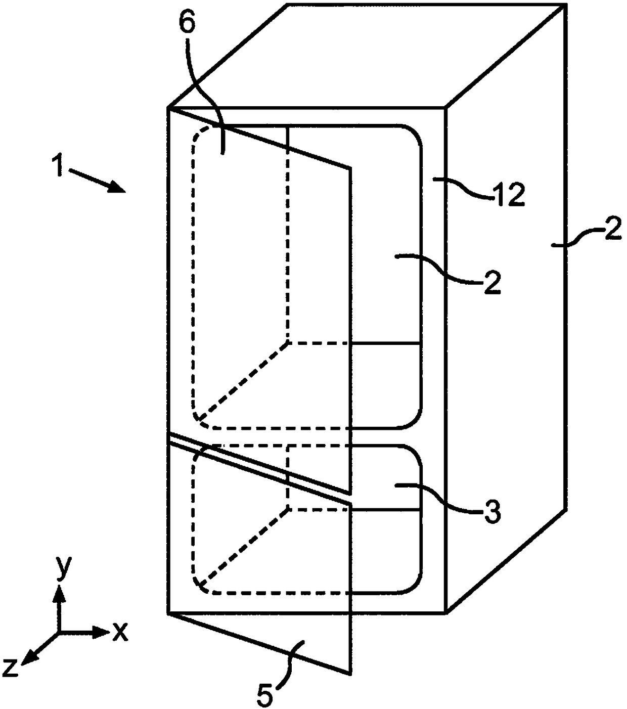 Domestic refrigerator comprising a refrigerator compartment, a freezer compartment, and a pressure compensation valve