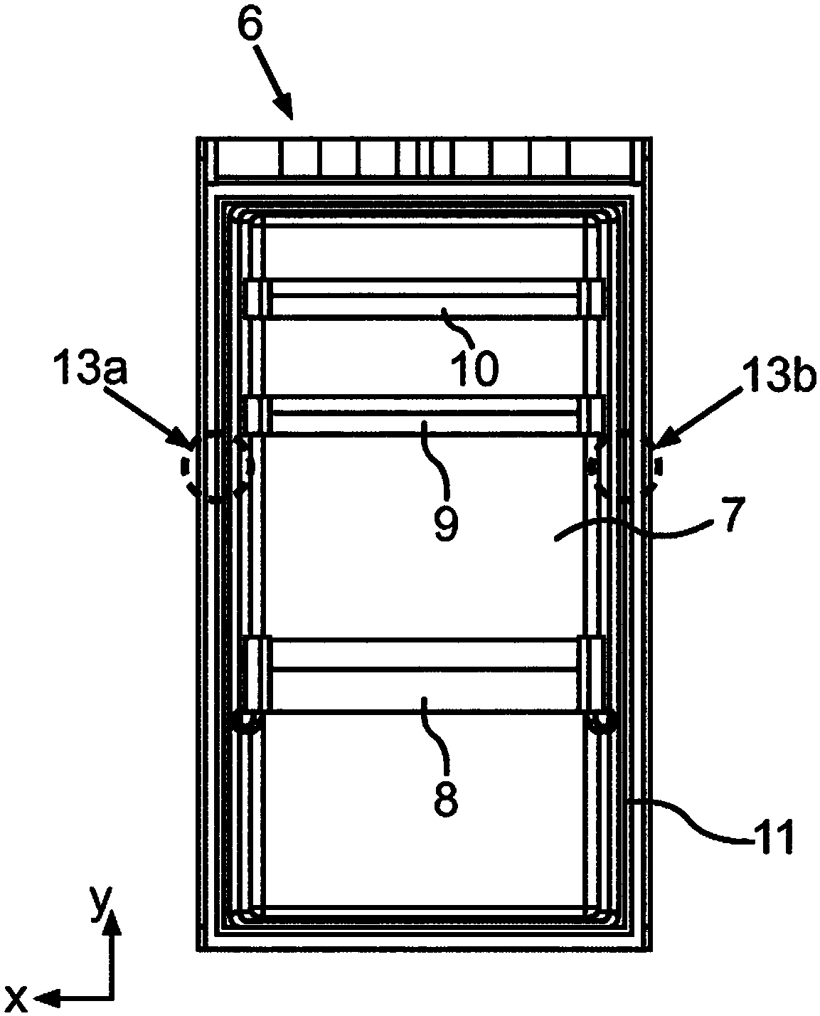 Domestic refrigerator comprising a refrigerator compartment, a freezer compartment, and a pressure compensation valve