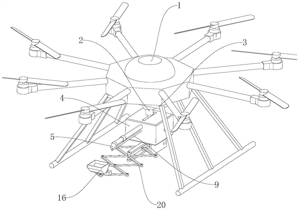 Power transmission line foreign matter removing device