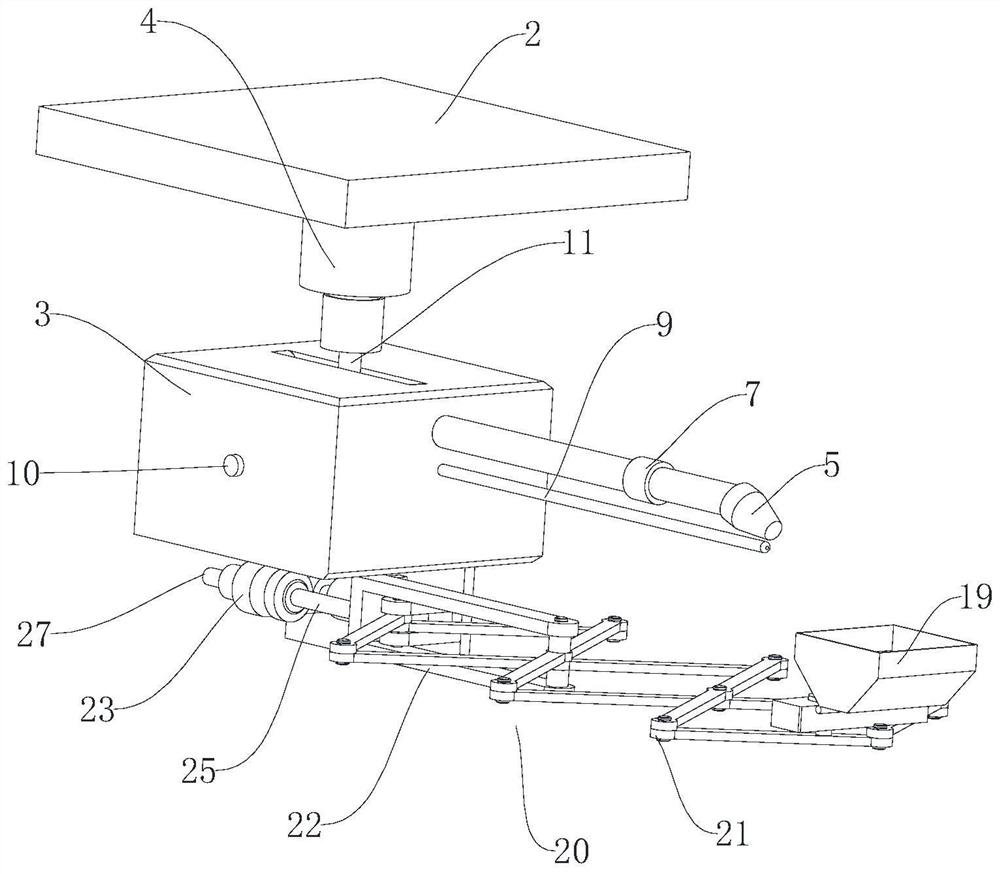 Power transmission line foreign matter removing device