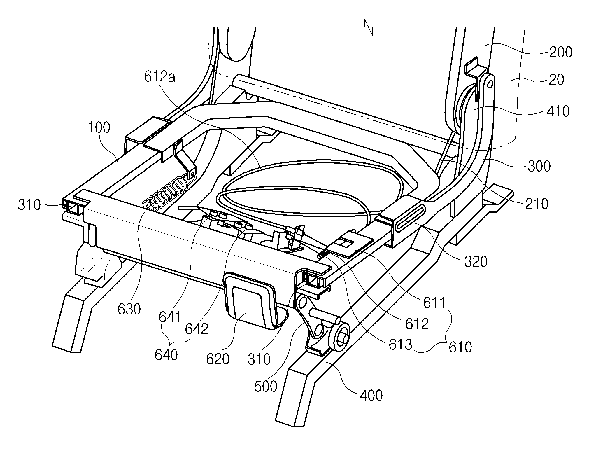 Fold-and dive structure for vehicle seat
