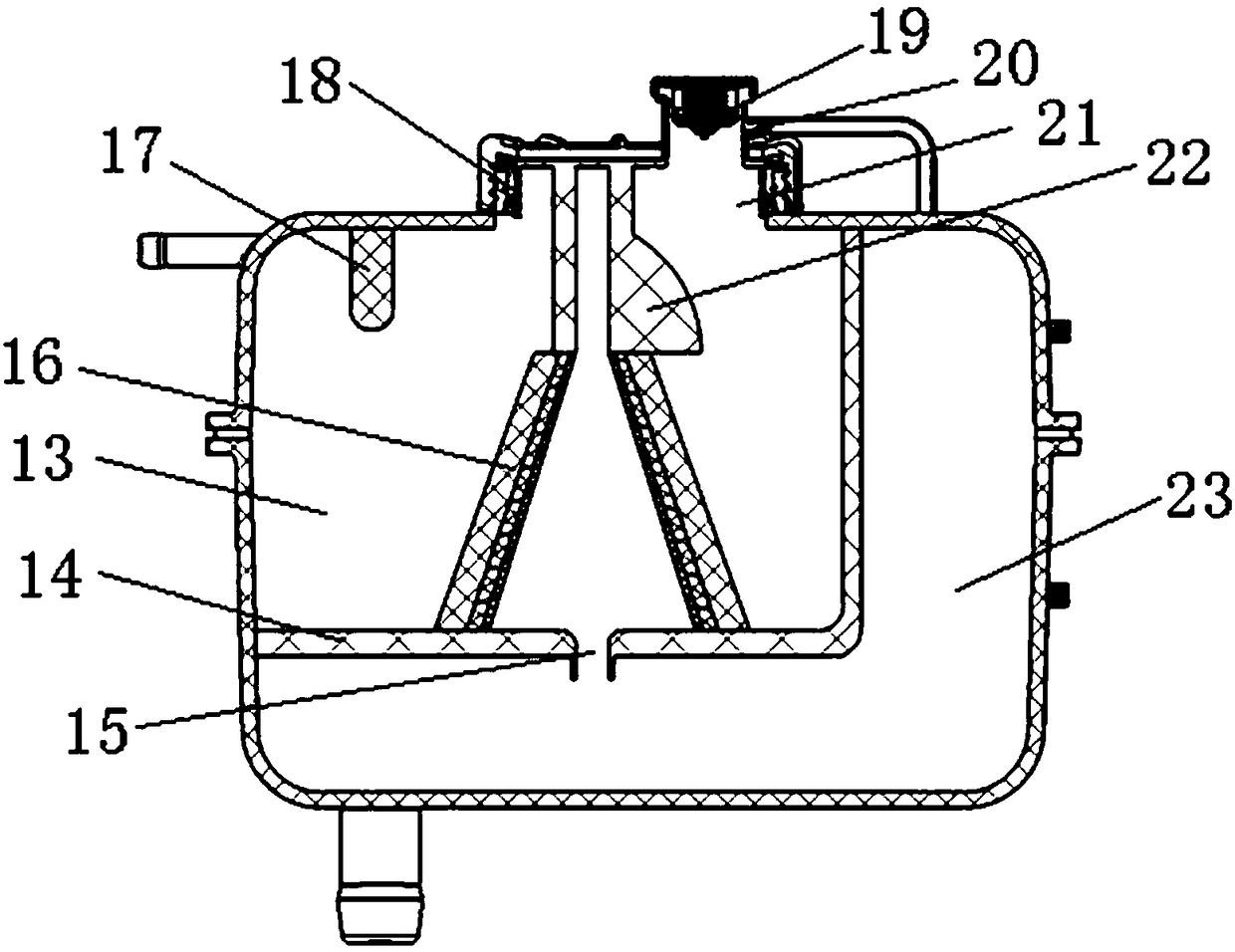 An expansion kettle and its processing method