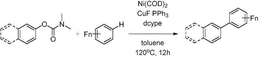 Magnesium assisted nickel catalyzed multi-fluoro aromatic hydrocarbon monoarylation method