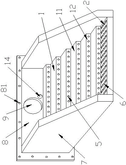 Square biomass burner