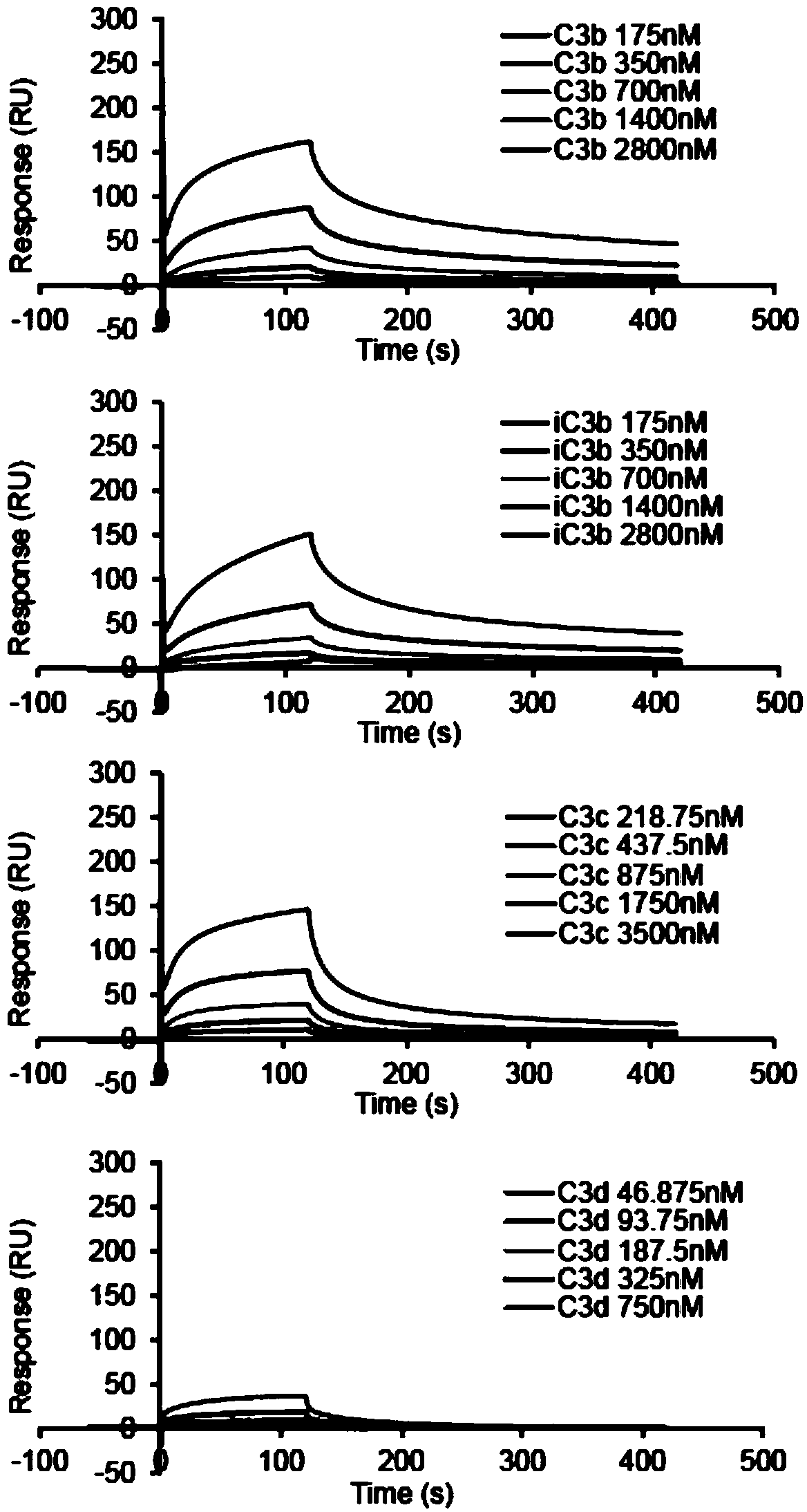 Targeting specificity complement system inhibitor and preparation method and application thereof