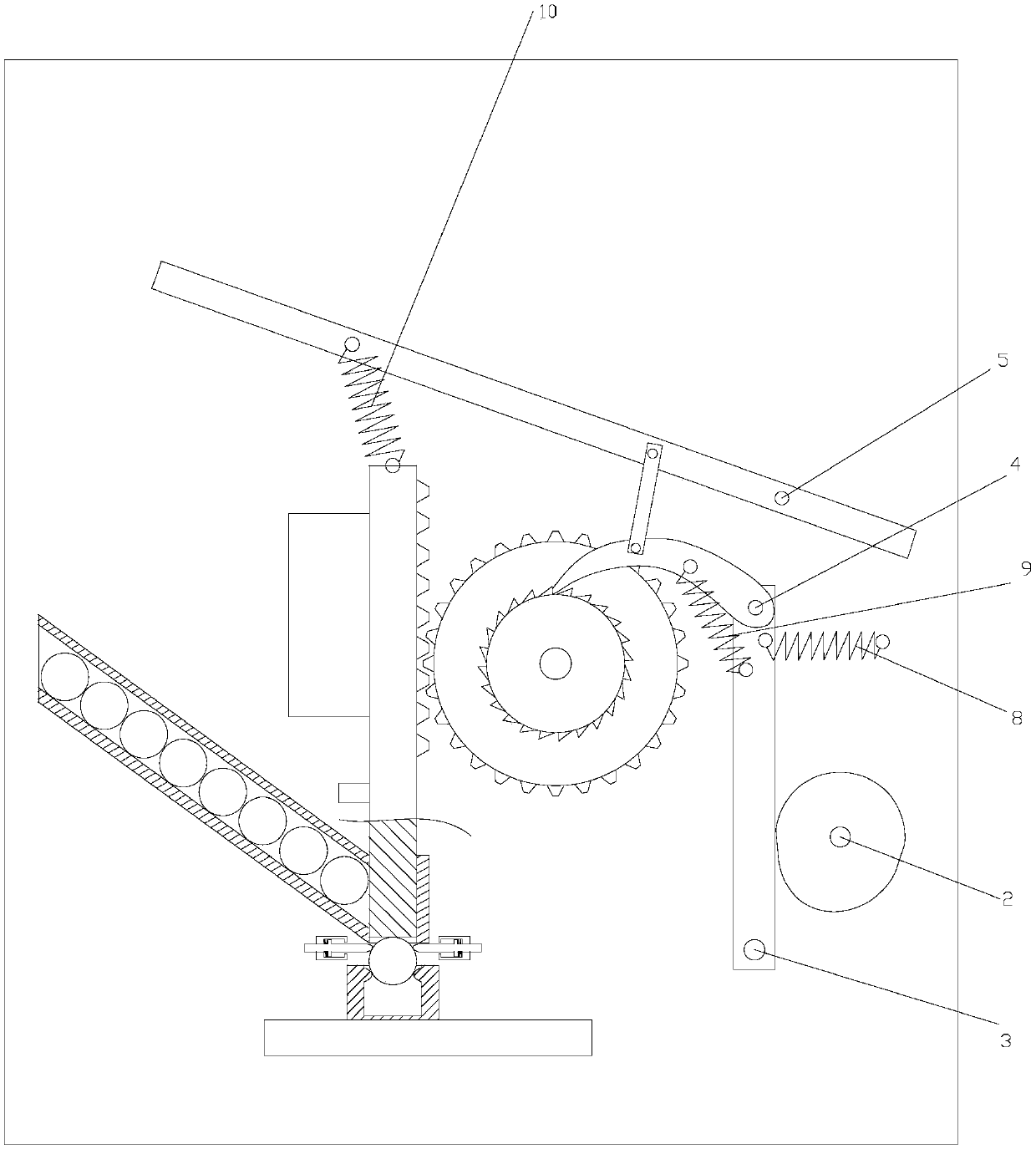 Automatic steel ball press machine