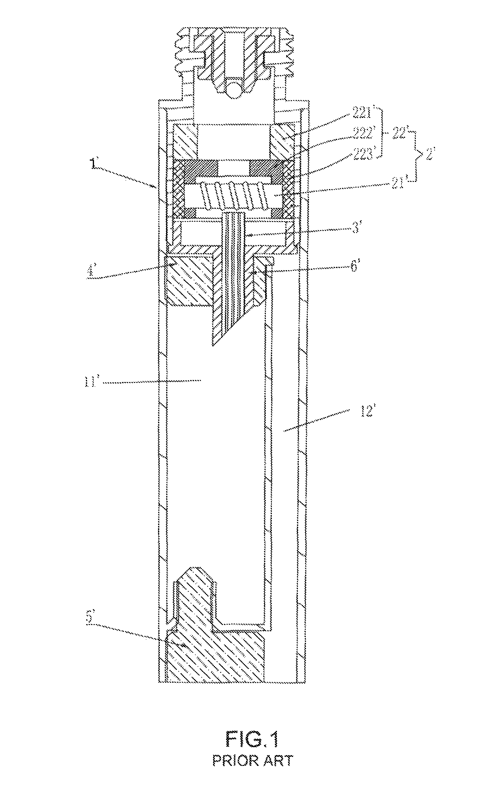 Mouthpiece device of electronic cigarette