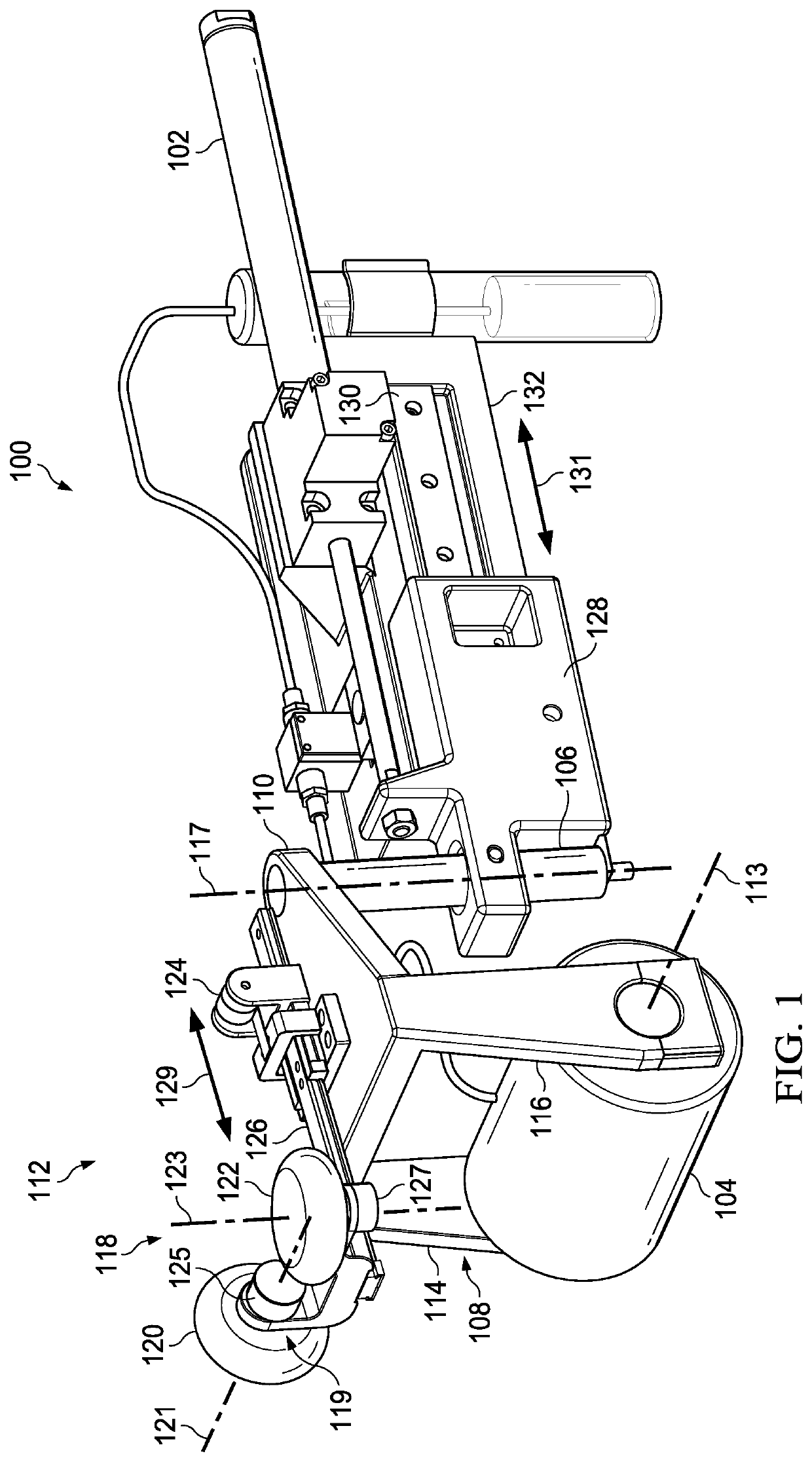 Robotic end effector system with surface tracking and methods for use