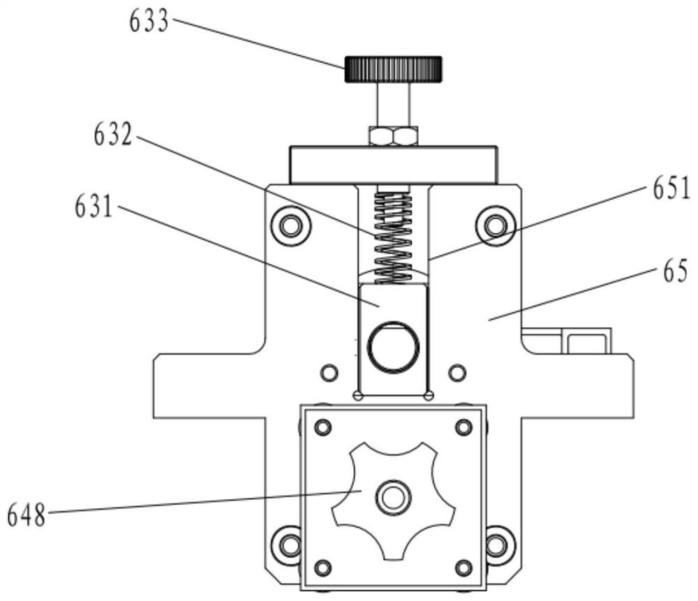 Driven compression roller assembly and AOI detection device applying same