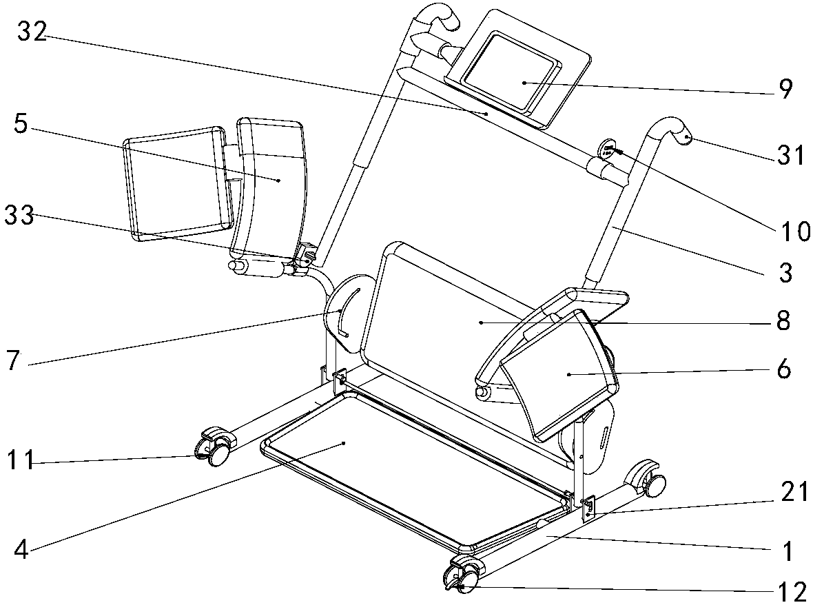 Multi-purpose folding shifting vehicle