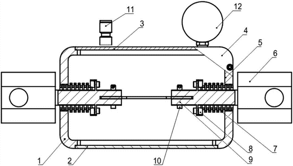 Room-temperature mechanical loading device for metal beryllium in neutron scattering experiment