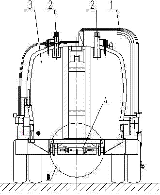 Sift-proof backdoor locking device of compartment