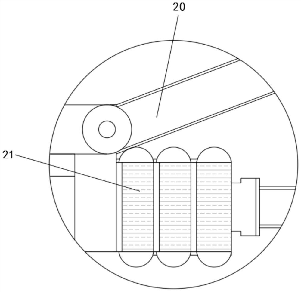 Assembly for preventing water mist from forming electrolytic tank failure for OLED packaging