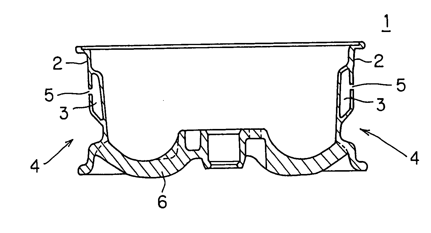 Vehicle wheel and manufacturing method of the same