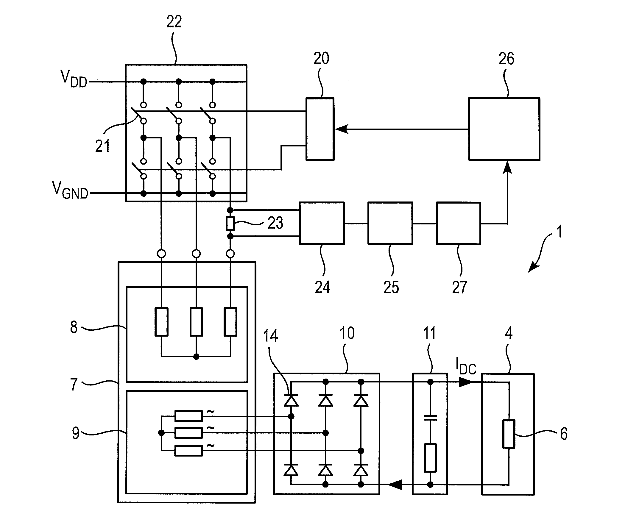 Method and apparatus for determining a field current in brushless electrical machines