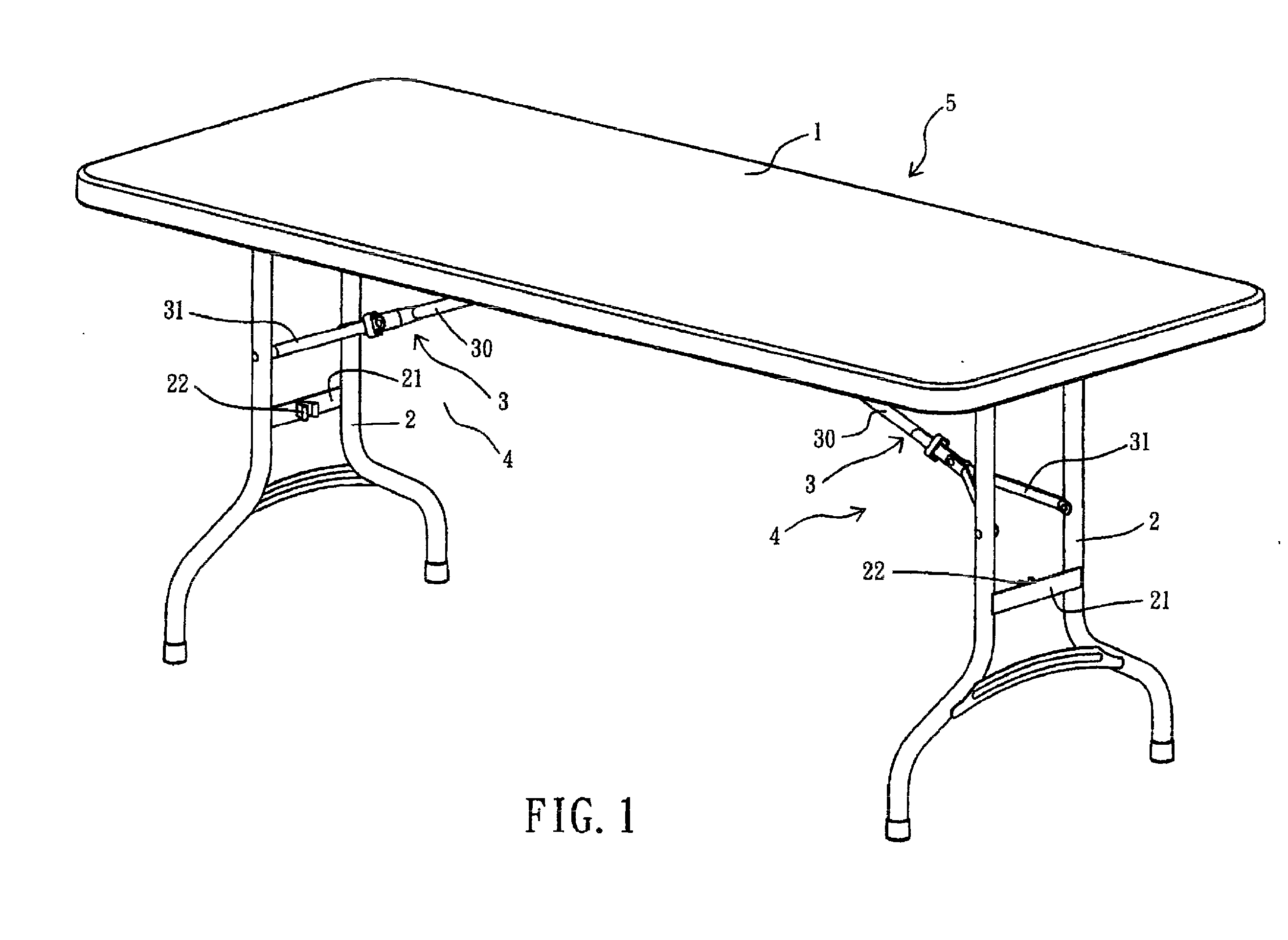 Blow-molded table