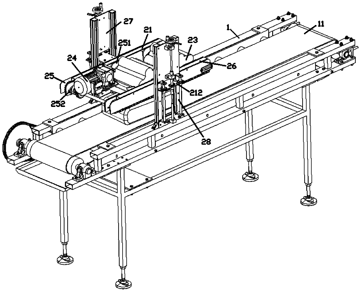 Packaging shaping machine