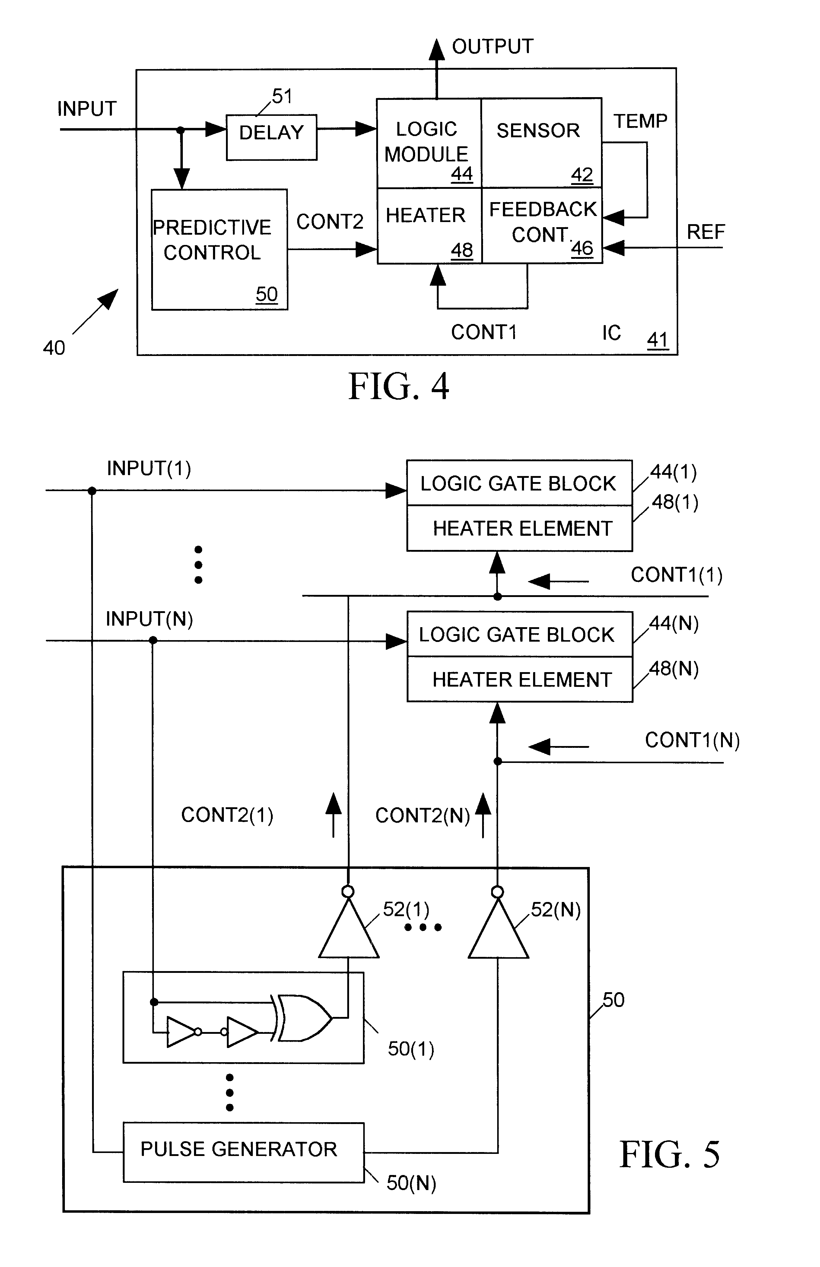 Predictive temperature control system for an integrated circuit