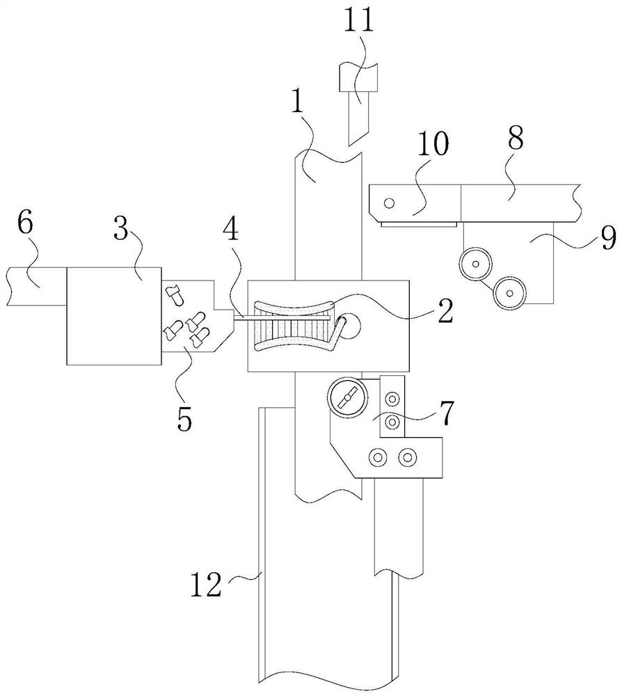 A kind of spiral spring automatic forming method