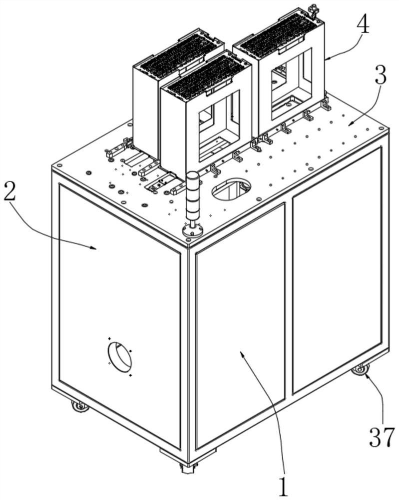 Uniform equal-interval feeding device for keyboard processing