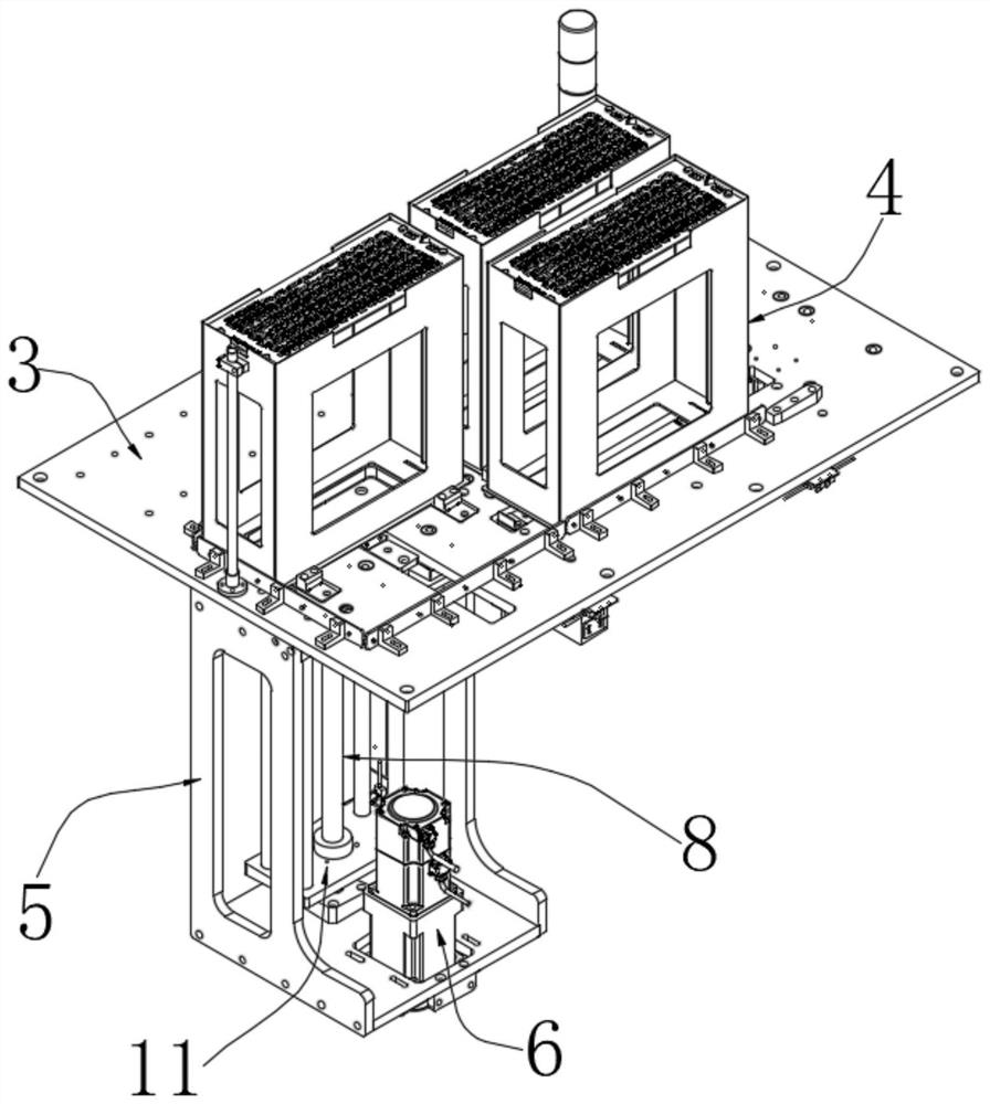 Uniform equal-interval feeding device for keyboard processing