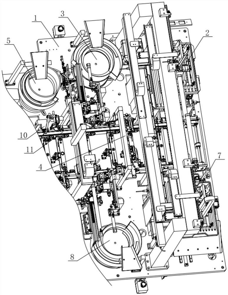 Automatic assembling equipment for electric roller assembly and assembling mode of automatic assembling equipment