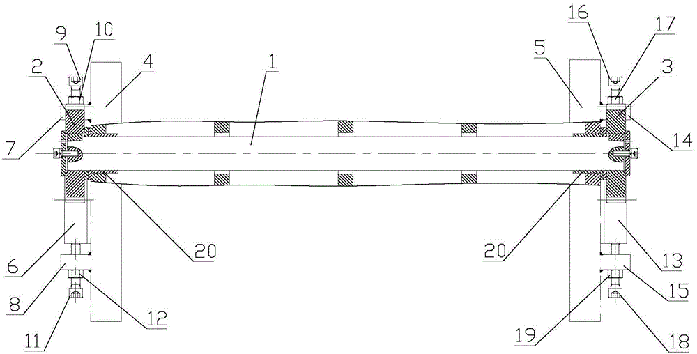 Synchronous tension regulating device of slitting line