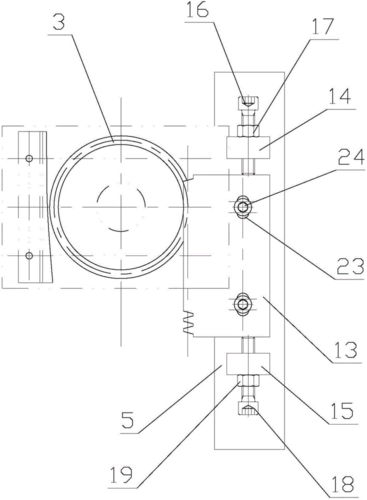 Synchronous tension regulating device of slitting line