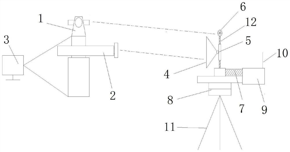 Method and device for detecting precision of deformation monitoring radar