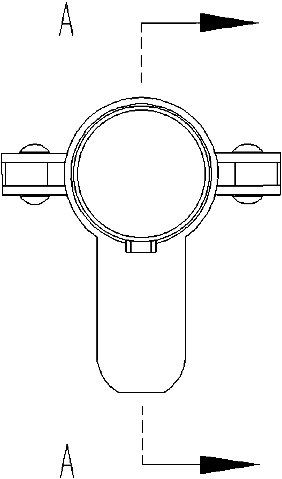 Lock body structure with function of double-cylinder synchronous control for unlocking