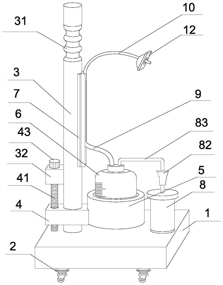 Anti-blocking drainage device for thoracic surgery department