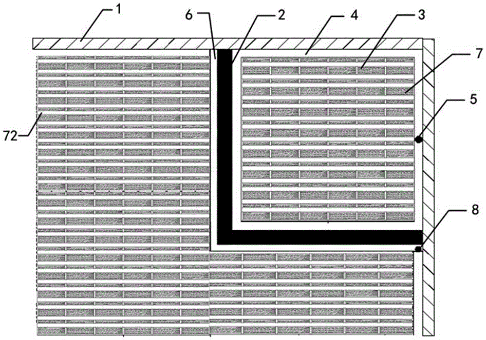 A floor drainage anti-slip structure for a shower room