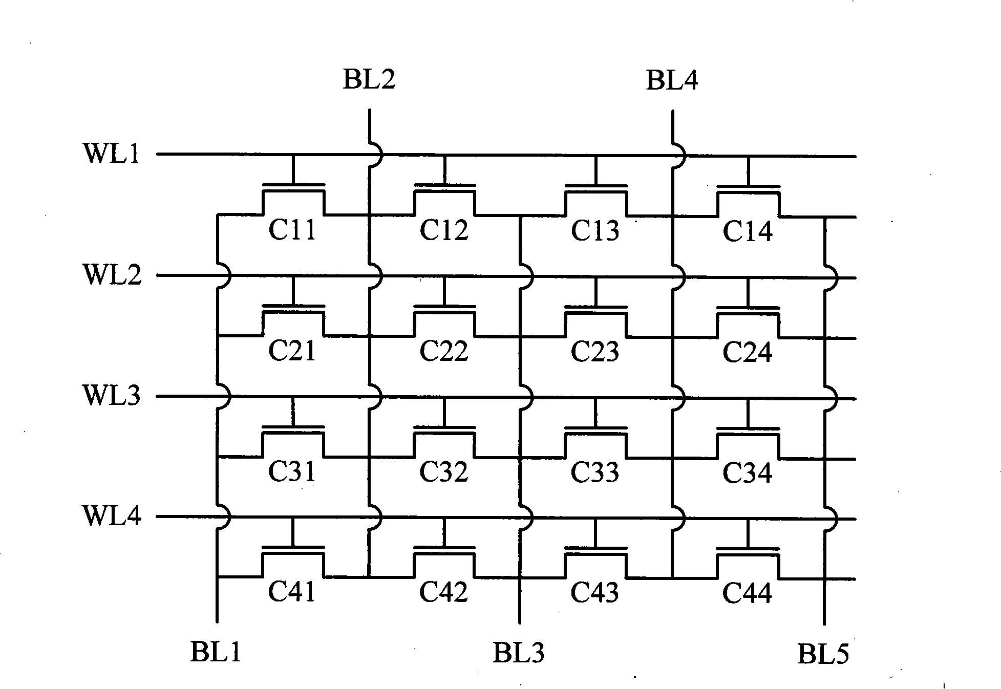 Method for preventing non-volatility memory array from generating bit line interference