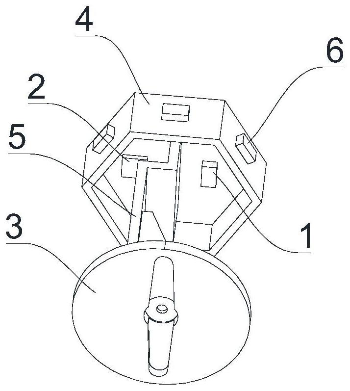 Array type self-adaptive wind direction and wind speed measuring device and method