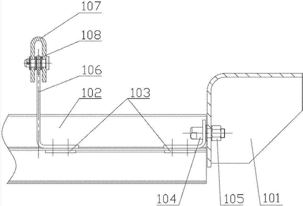 Vertical radiator shutter device