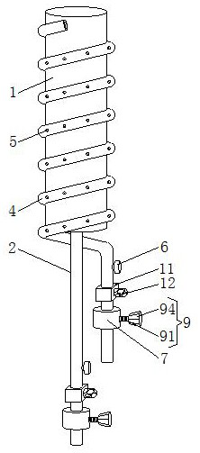 VSD negative-pressure irrigation drainage circulating wound protection device