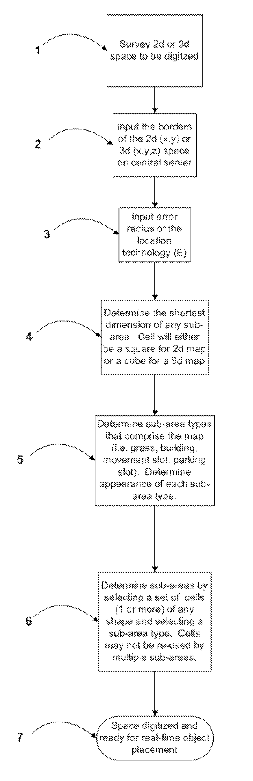 Tracking vehicle locations in a parking lot for definitive display on a GUI