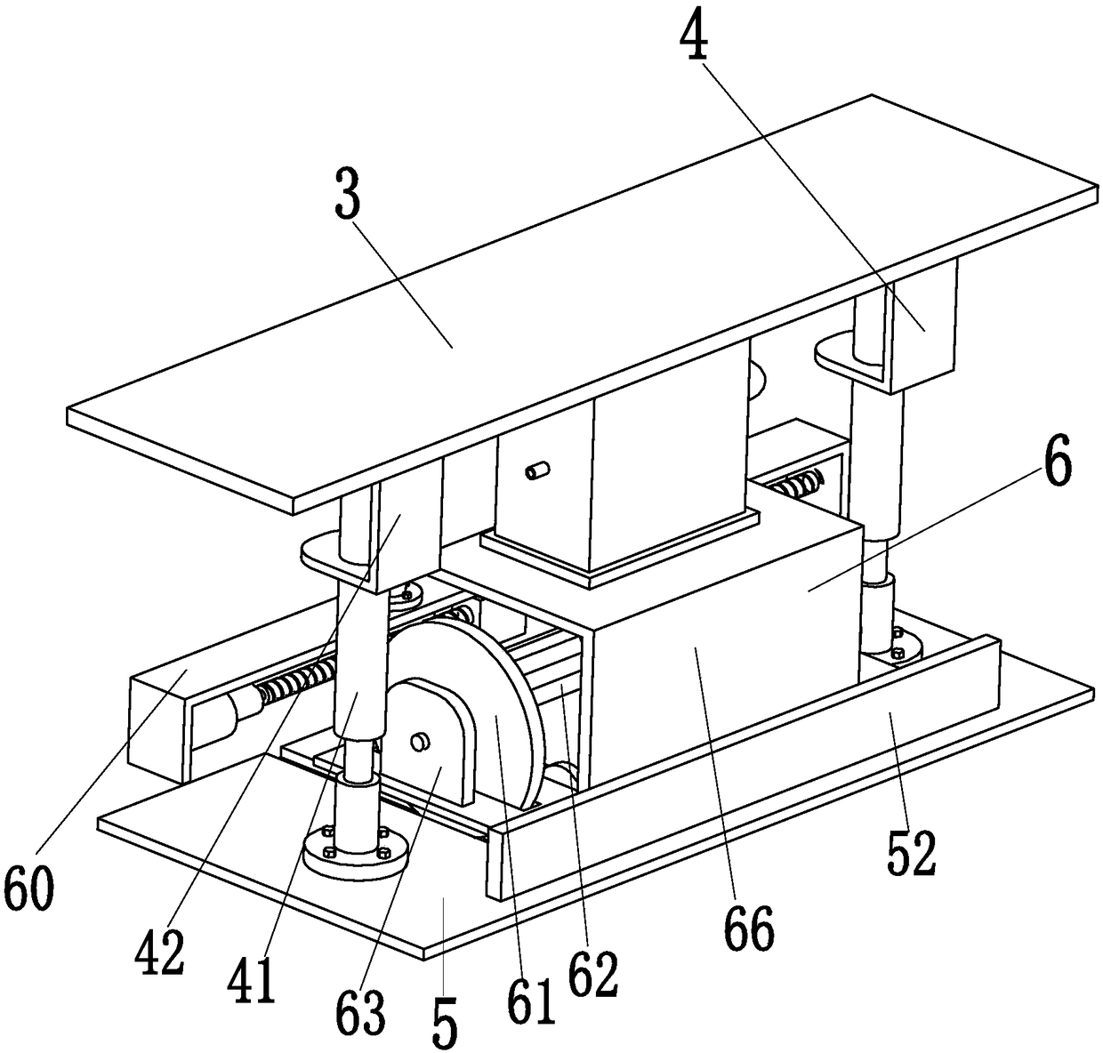 Lifting stereo intelligent parking mechanical equipment