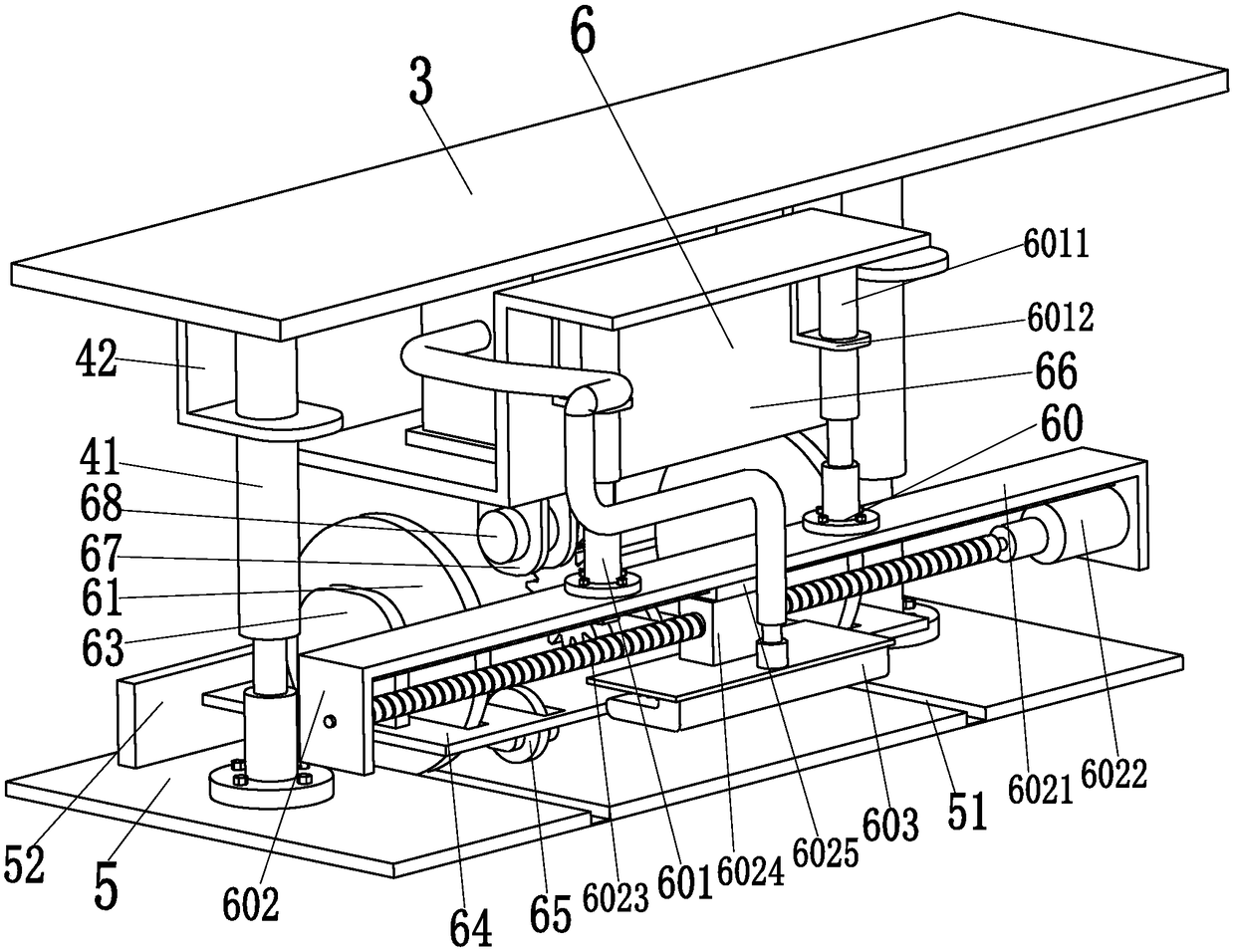 Lifting stereo intelligent parking mechanical equipment