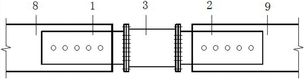 Beam connection structure of assembly type concrete frame