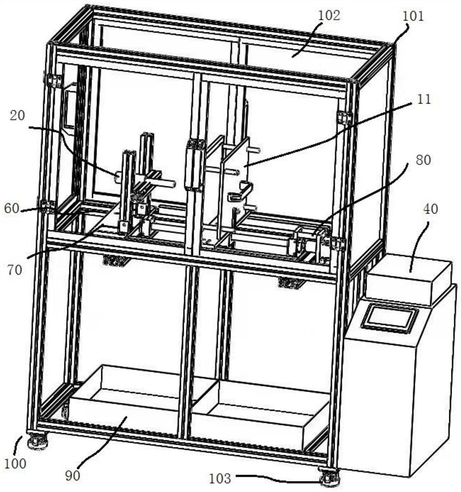 Device for detecting heat-resisting sheet by using flame