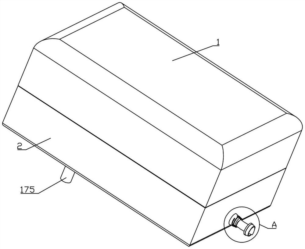 Adjustable power adapter with detachable structure