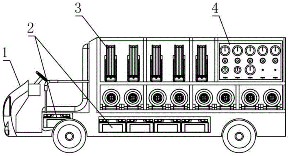 Self-propelled high-pressure nitrogen filling equipment